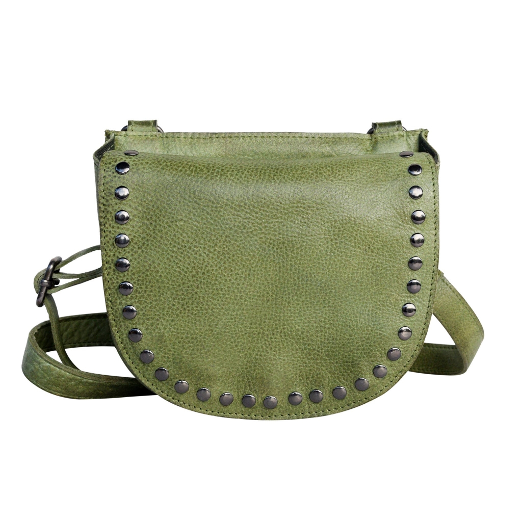 Janna Crossbody From Latico Nwt In Apple Green